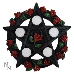Pentagramma con Rose by Nemesis Now collection